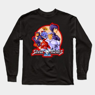 80s Cartoon SilverHawks Long Sleeve T-Shirt